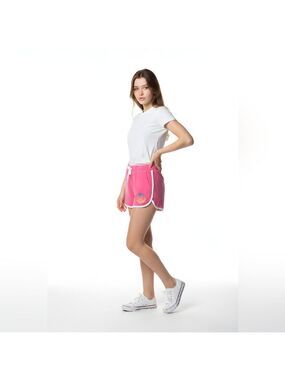 5/$25 Old Navy Girls Pink Dolphin Shorts Peace Love Graphic Size XL (14–16)